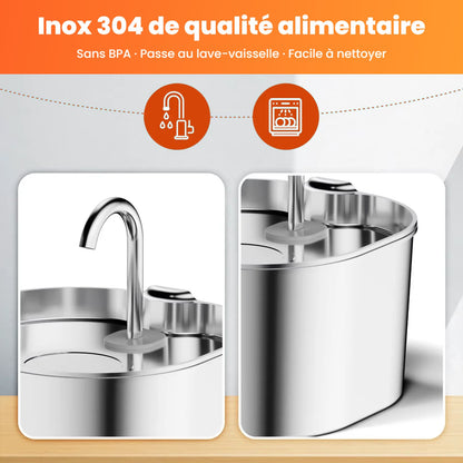 Plateau en inox 304 de qualité alimentaire, sans BPA